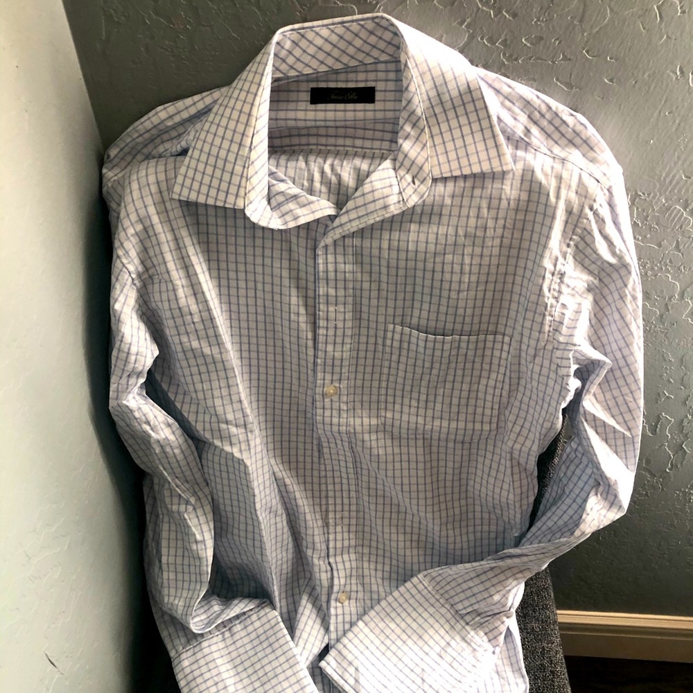 Men’s Tasso Elba French dress shirt 15 1/2, 34/35